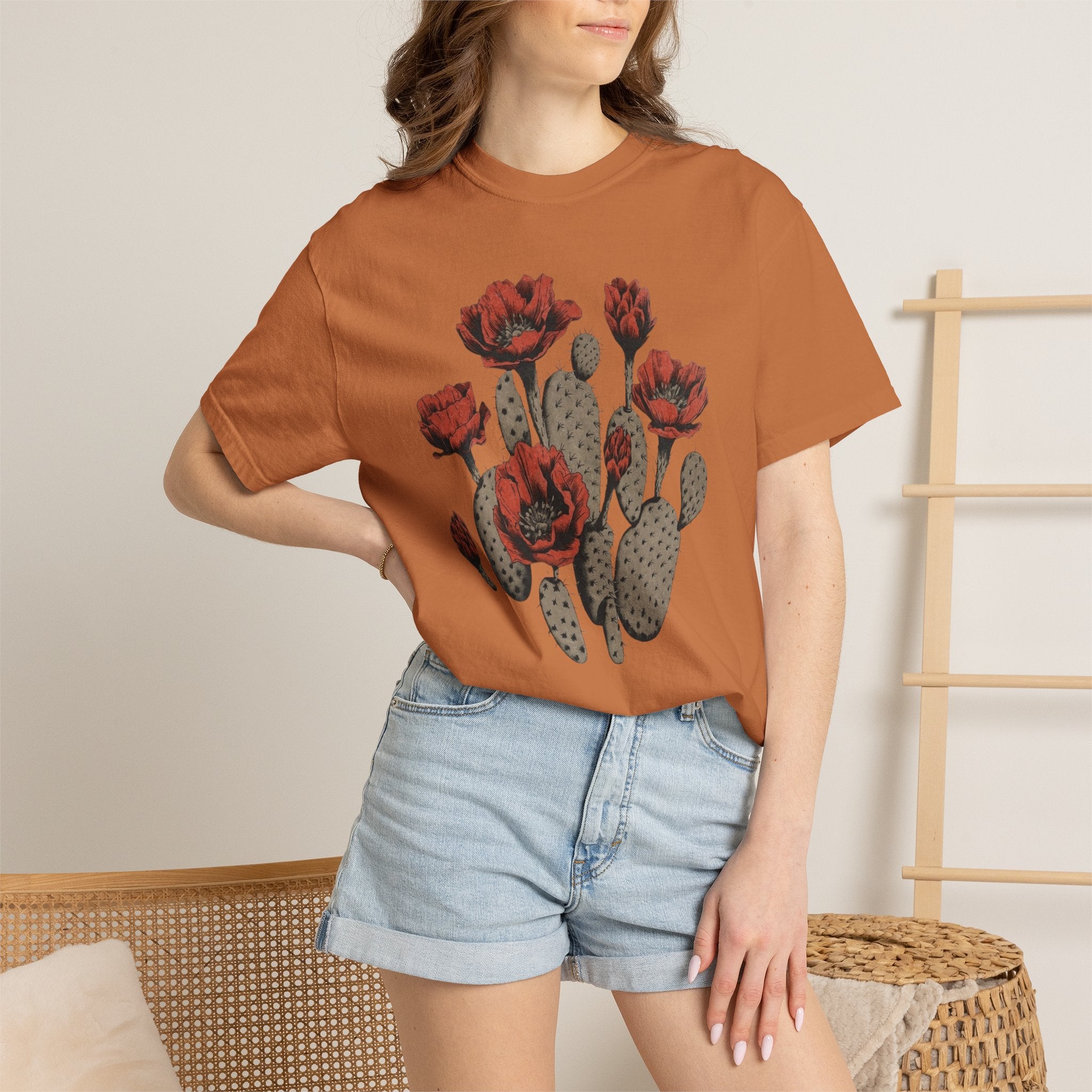 Cactus Bloom Flower Shirt