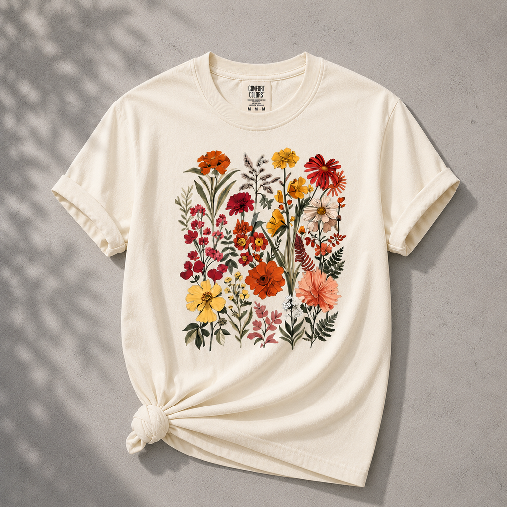 Wildflower Vintage Floral Tee