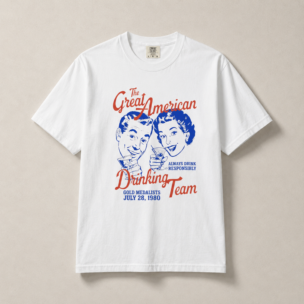 Vintage Drinking Team Shirt
