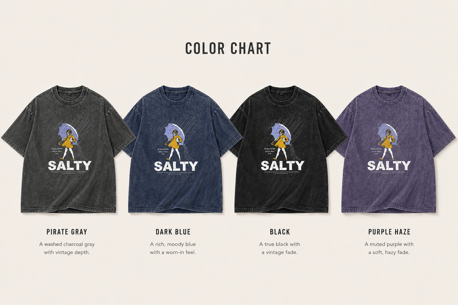 Stay Salty Vintage Graphic T-Shirt