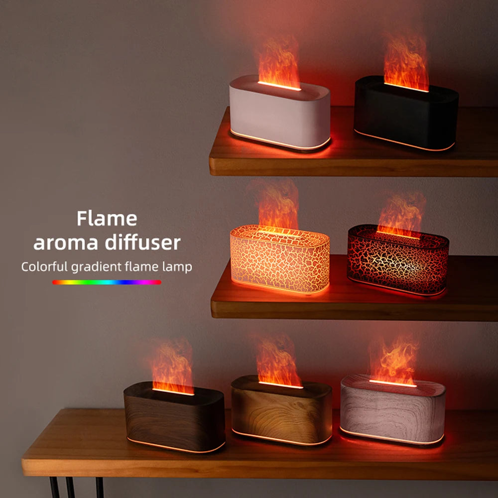 Flame Effect Aroma Diffuser & Humidifier