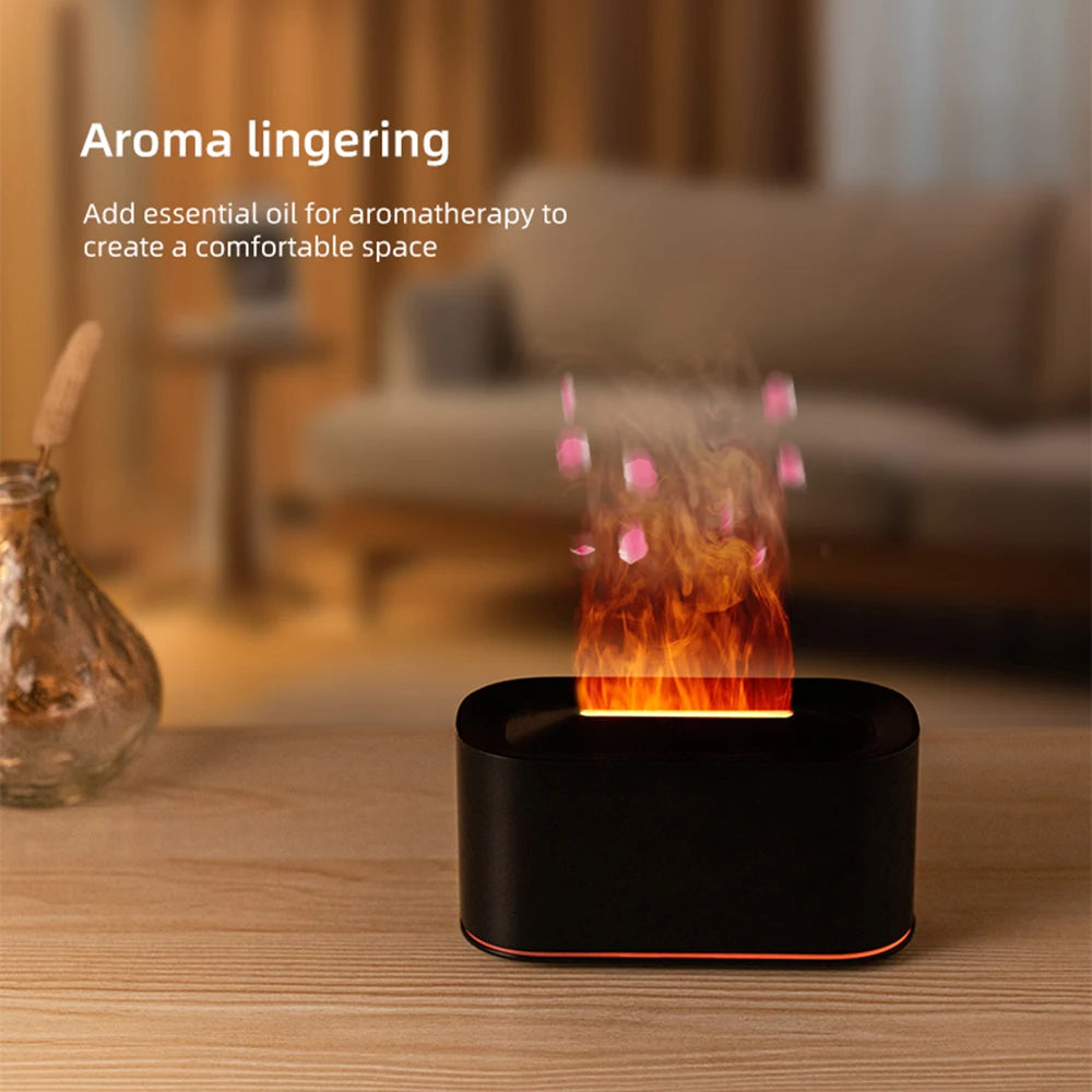 Flame Effect Aroma Diffuser & Humidifier