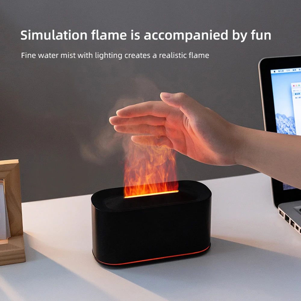 Flame Effect Aroma Diffuser & Humidifier