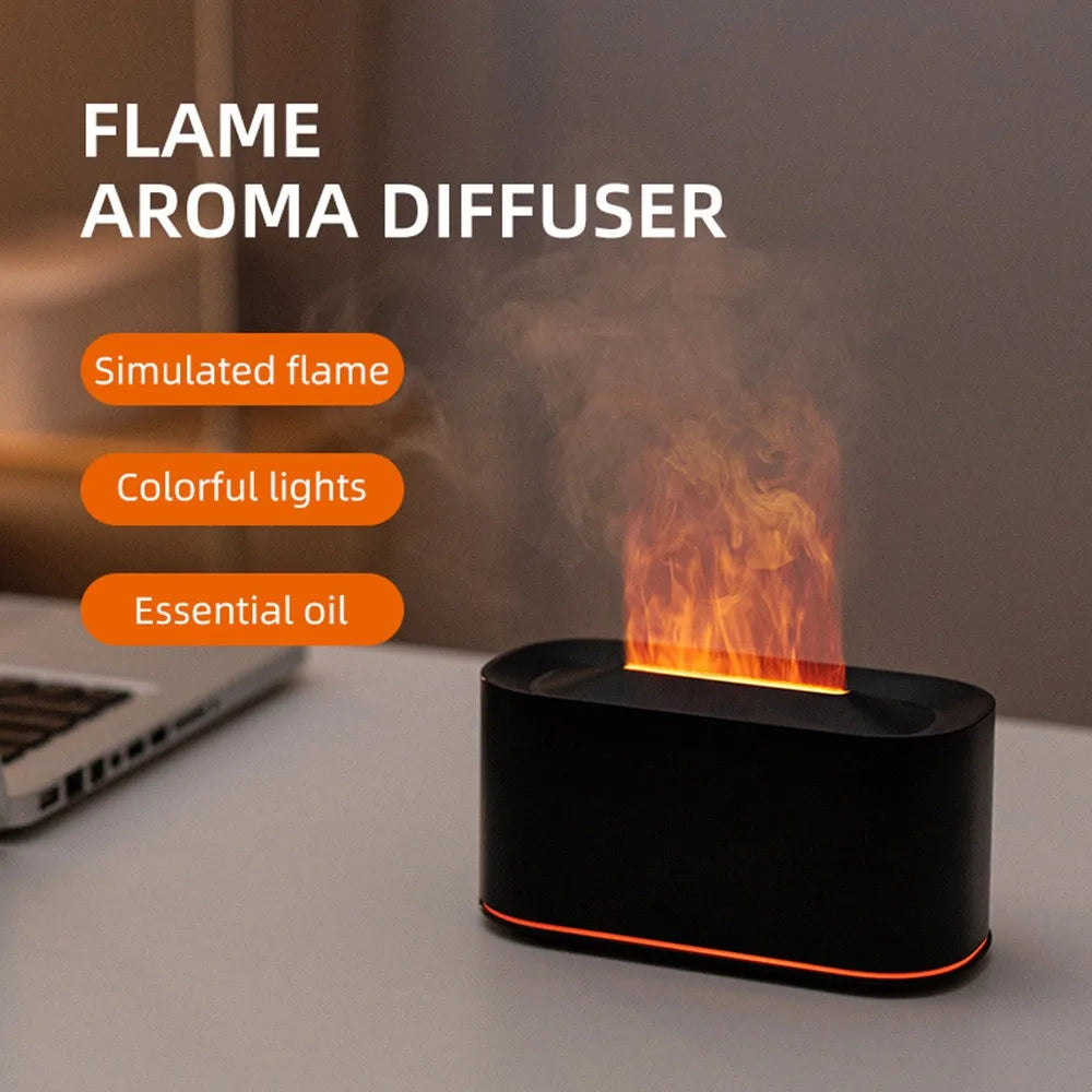 Flame Effect Aroma Diffuser & Humidifier