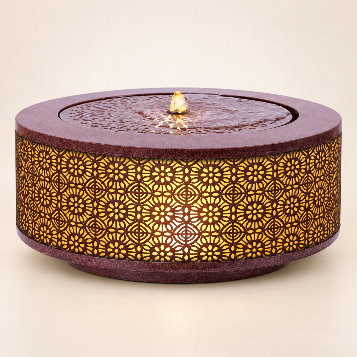 Illuminated tabletop fountain studio product image