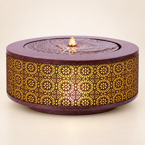 Illuminated tabletop fountain studio product image