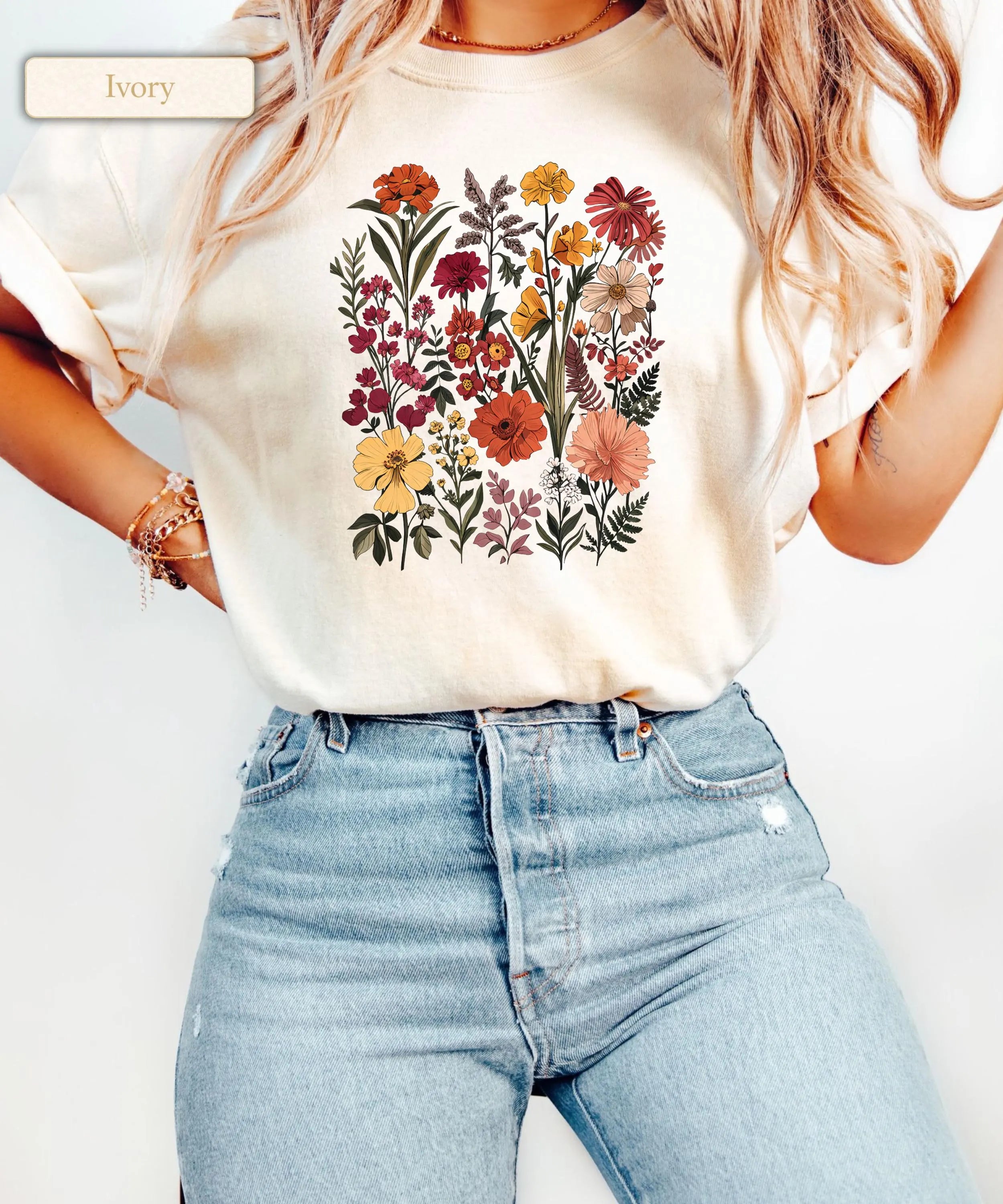 Wildflower Vintage Floral Tee