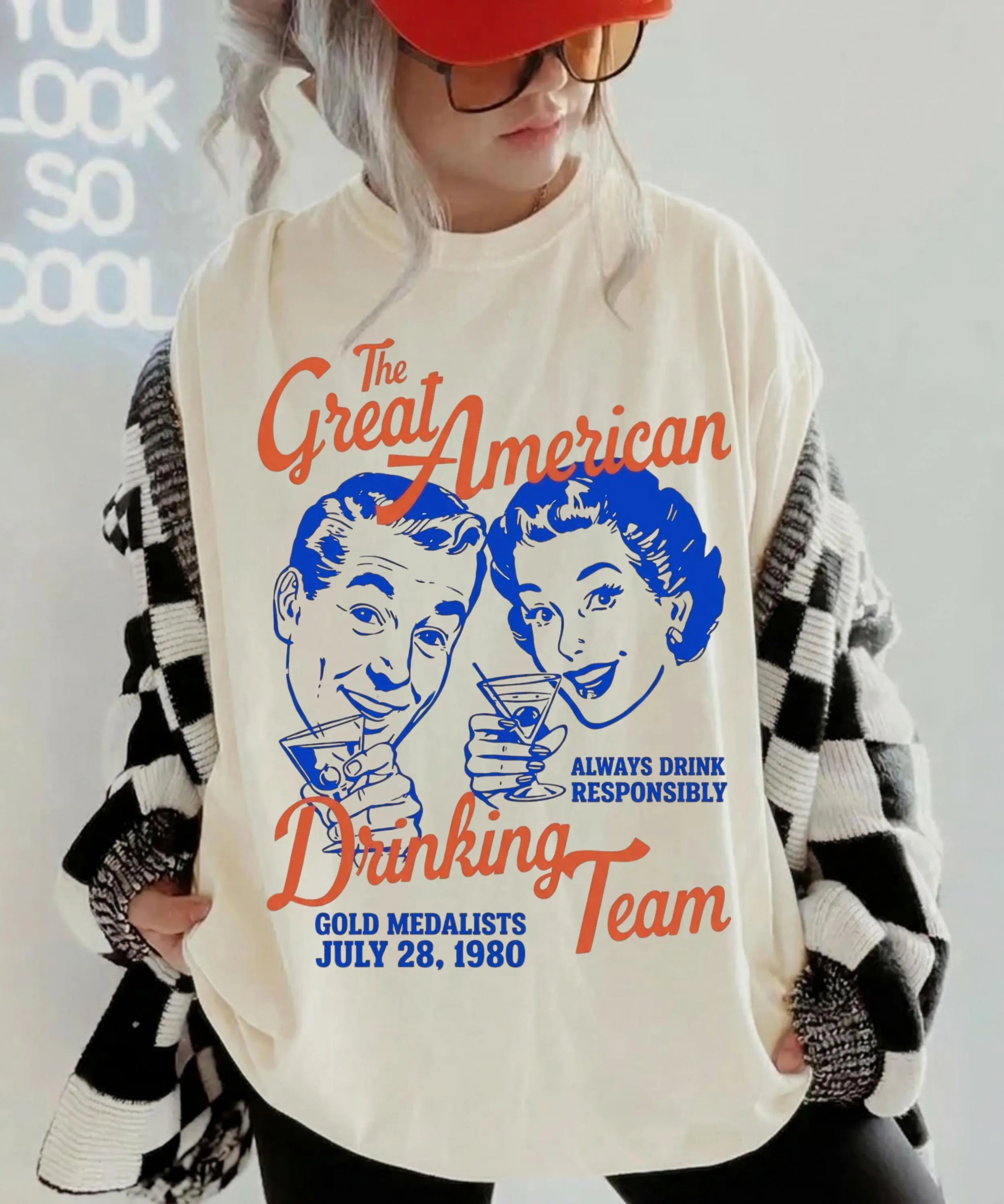 Vintage Drinking Team Shirt