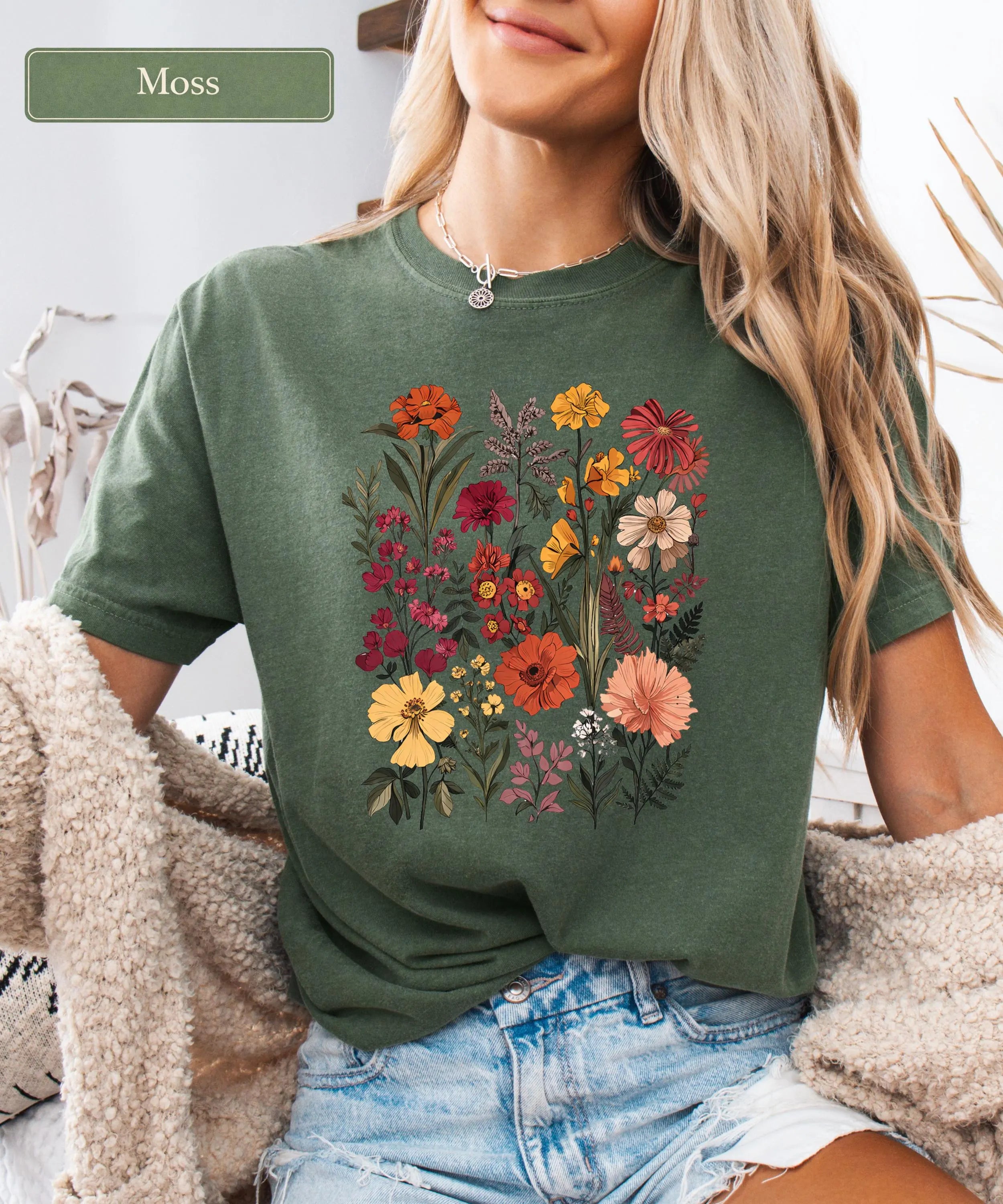 Wildflower Vintage Floral Tee
